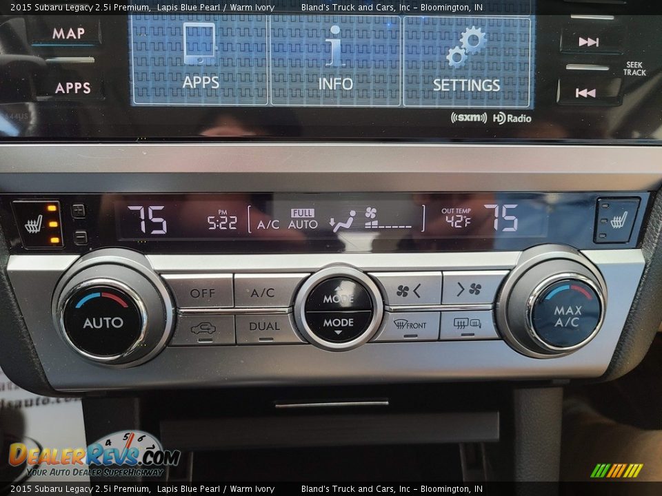 Controls of 2015 Subaru Legacy 2.5i Premium Photo #23