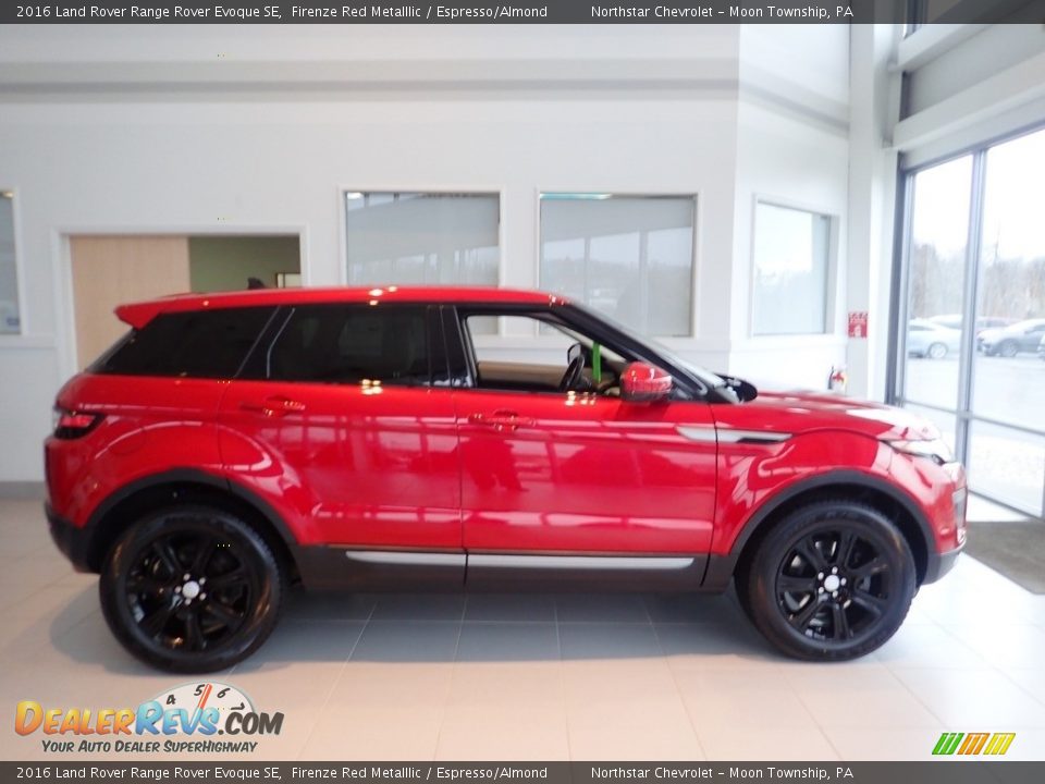 2016 Land Rover Range Rover Evoque SE Firenze Red Metalllic / Espresso/Almond Photo #9