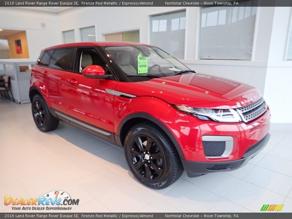 2016 Land Rover Range Rover Evoque SE Firenze Red Metalllic / Espresso/Almond Photo #10