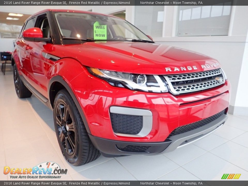 2016 Land Rover Range Rover Evoque SE Firenze Red Metalllic / Espresso/Almond Photo #11