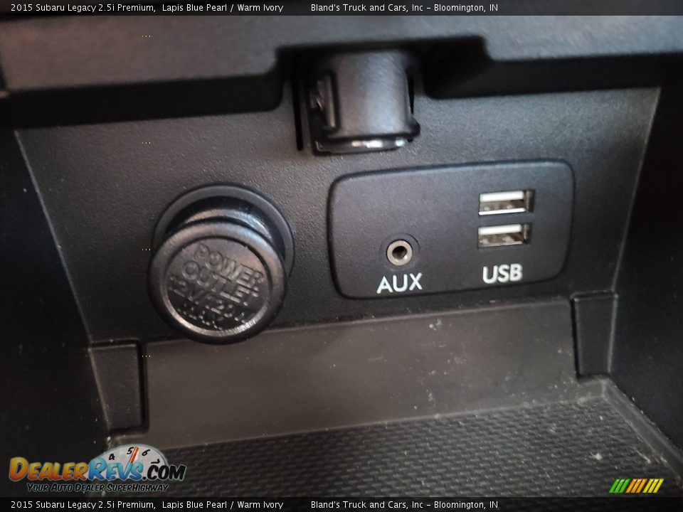 2015 Subaru Legacy 2.5i Premium Lapis Blue Pearl / Warm Ivory Photo #27