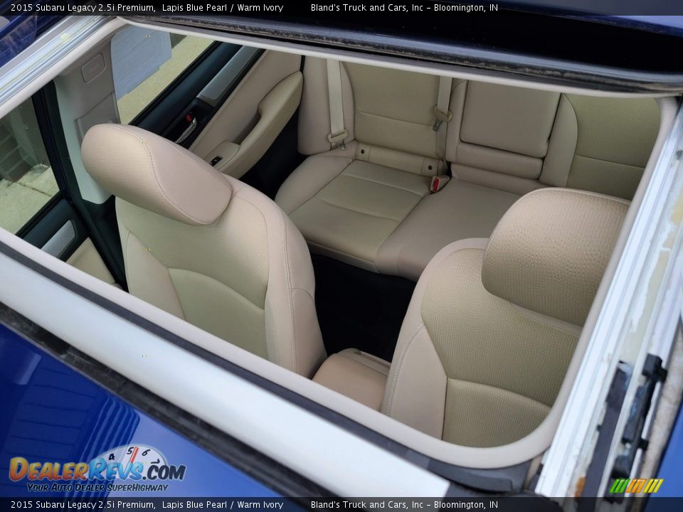 2015 Subaru Legacy 2.5i Premium Lapis Blue Pearl / Warm Ivory Photo #32