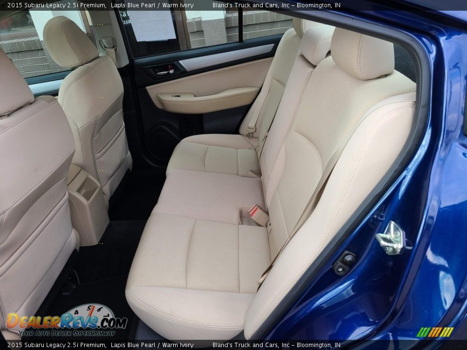 Rear Seat of 2015 Subaru Legacy 2.5i Premium Photo #34