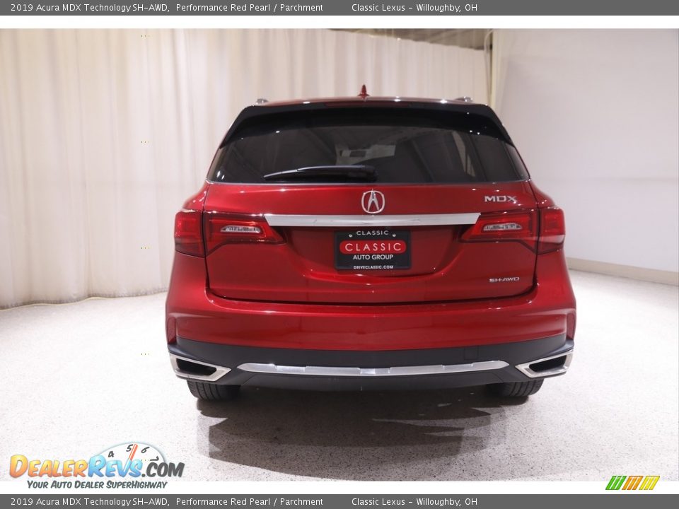 2019 Acura MDX Technology SH-AWD Performance Red Pearl / Parchment Photo #21