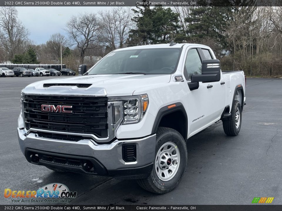 2022 GMC Sierra 2500HD Double Cab 4WD Summit White / Jet Black Photo #1