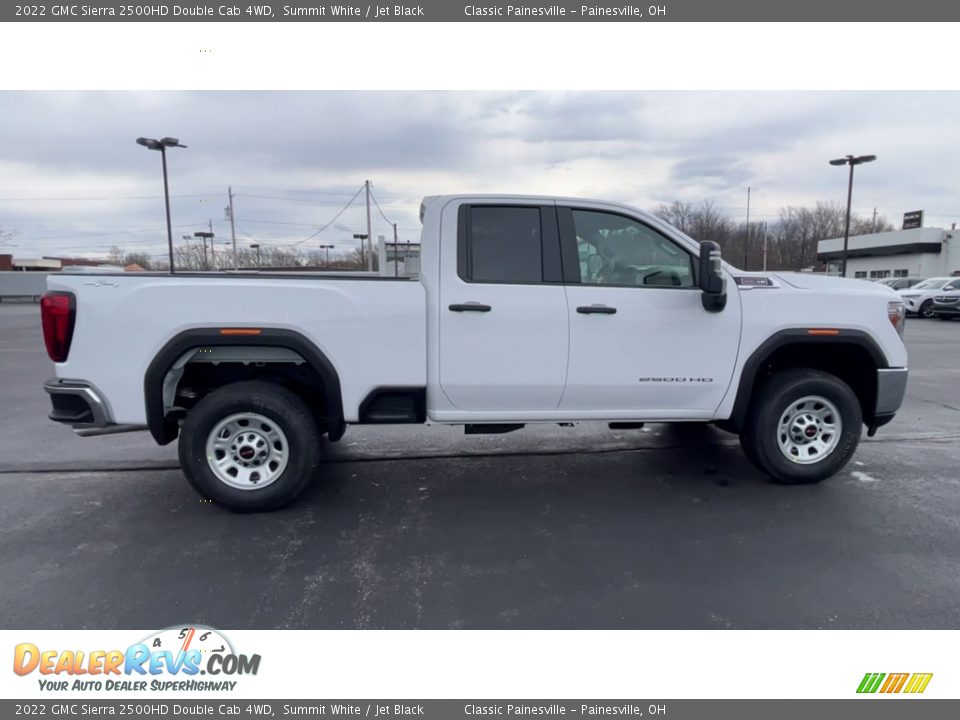 2022 GMC Sierra 2500HD Double Cab 4WD Summit White / Jet Black Photo #9