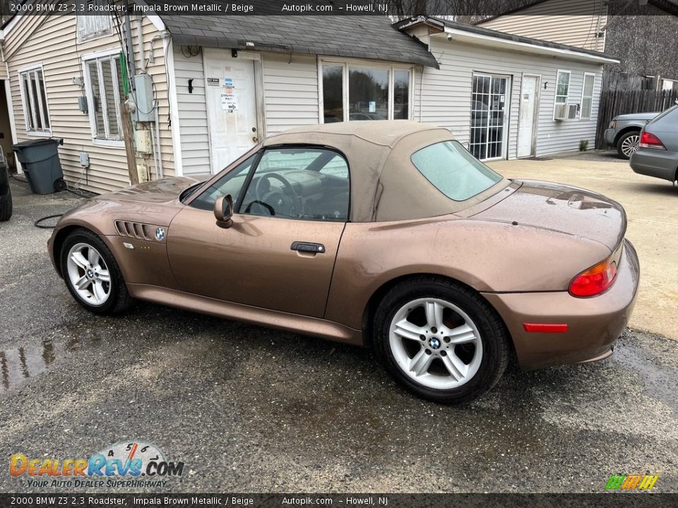 2000 BMW Z3 2.3 Roadster Impala Brown Metallic / Beige Photo #6