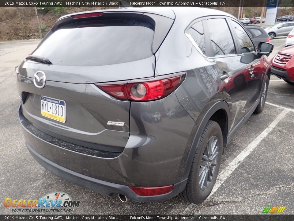 2019 Mazda CX-5 Touring AWD Machine Gray Metallic / Black Photo #4