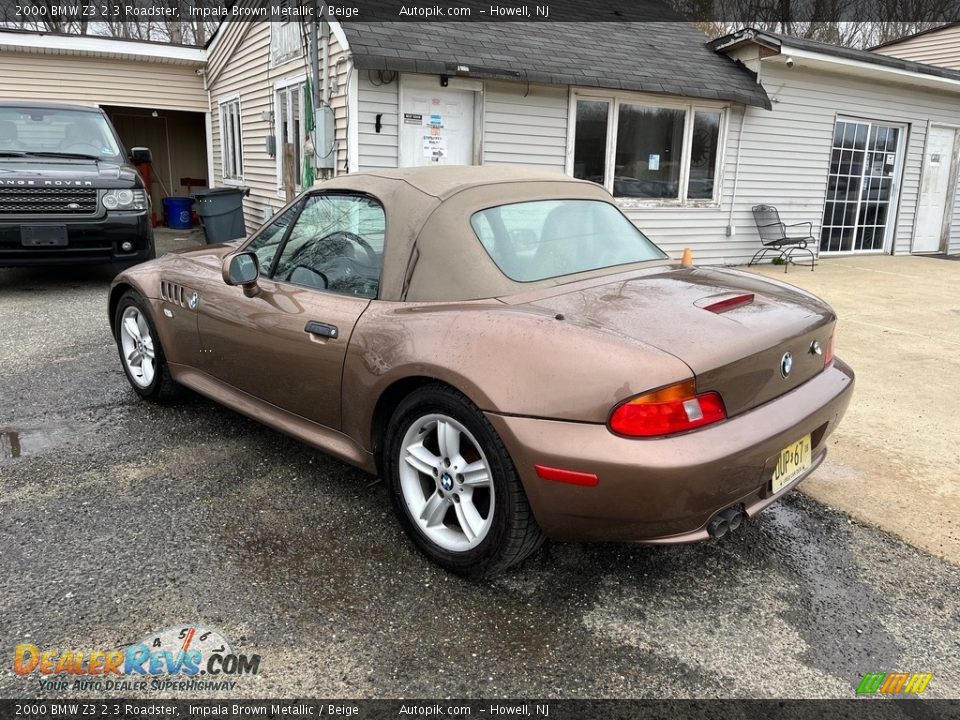 2000 BMW Z3 2.3 Roadster Impala Brown Metallic / Beige Photo #7