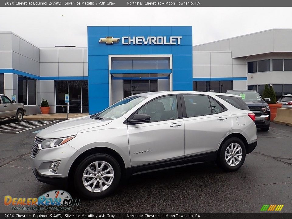 2020 Chevrolet Equinox LS AWD Silver Ice Metallic / Ash Gray Photo #1