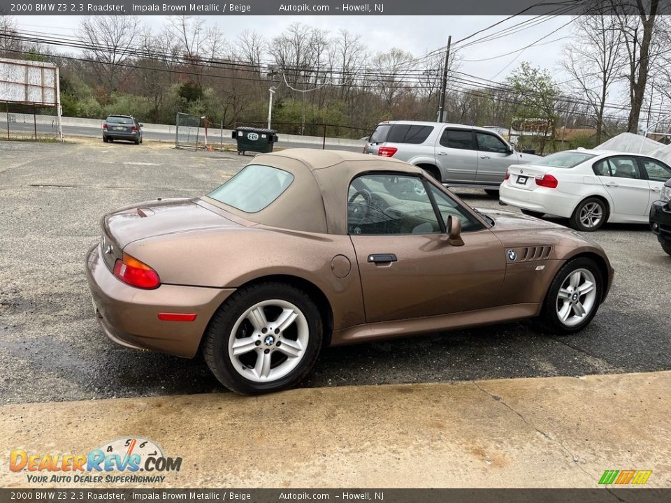 2000 BMW Z3 2.3 Roadster Impala Brown Metallic / Beige Photo #10