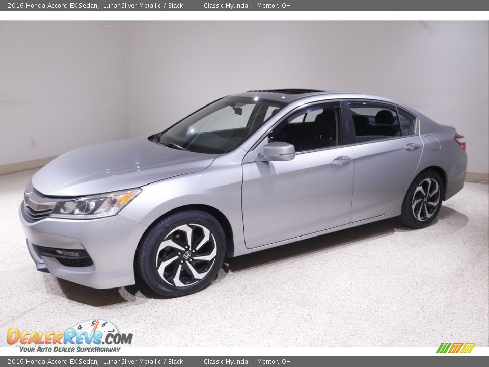 2016 Honda Accord EX Sedan Lunar Silver Metallic / Black Photo #3