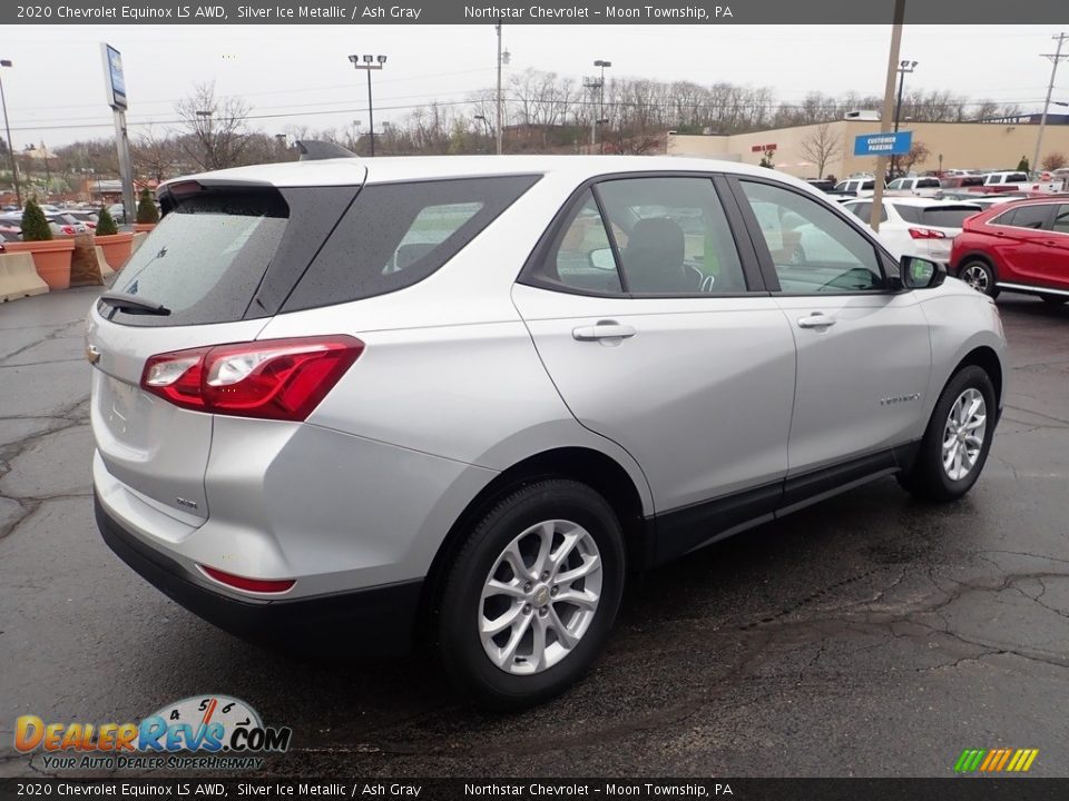 2020 Chevrolet Equinox LS AWD Silver Ice Metallic / Ash Gray Photo #9