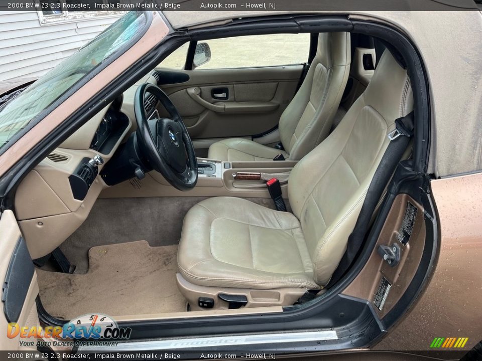 Front Seat of 2000 BMW Z3 2.3 Roadster Photo #16