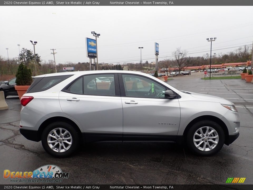 2020 Chevrolet Equinox LS AWD Silver Ice Metallic / Ash Gray Photo #10