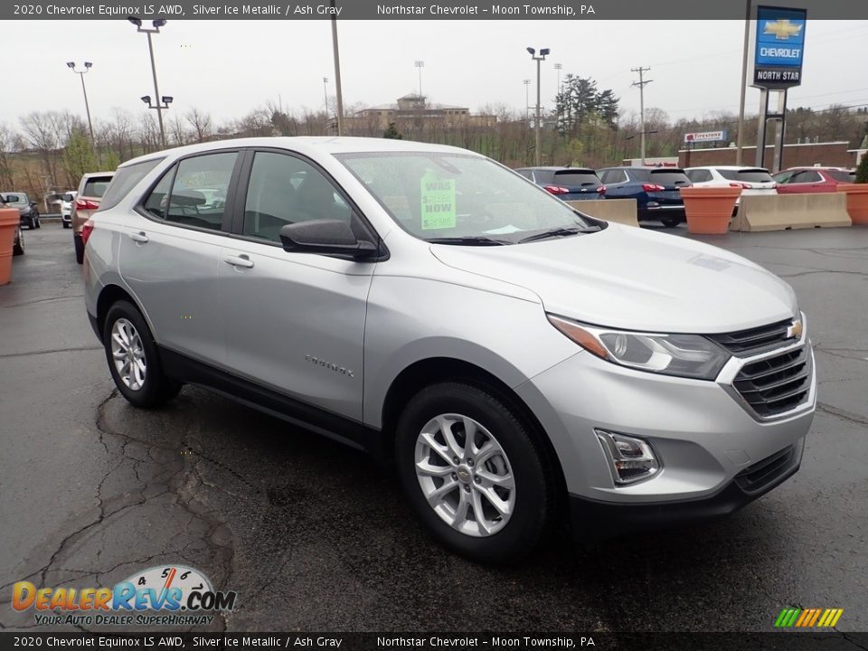 2020 Chevrolet Equinox LS AWD Silver Ice Metallic / Ash Gray Photo #11