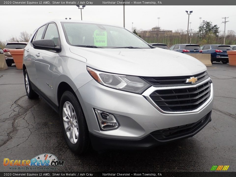 2020 Chevrolet Equinox LS AWD Silver Ice Metallic / Ash Gray Photo #12