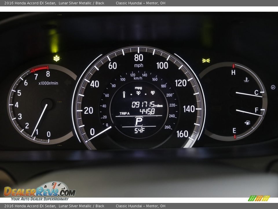 2016 Honda Accord EX Sedan Lunar Silver Metallic / Black Photo #8