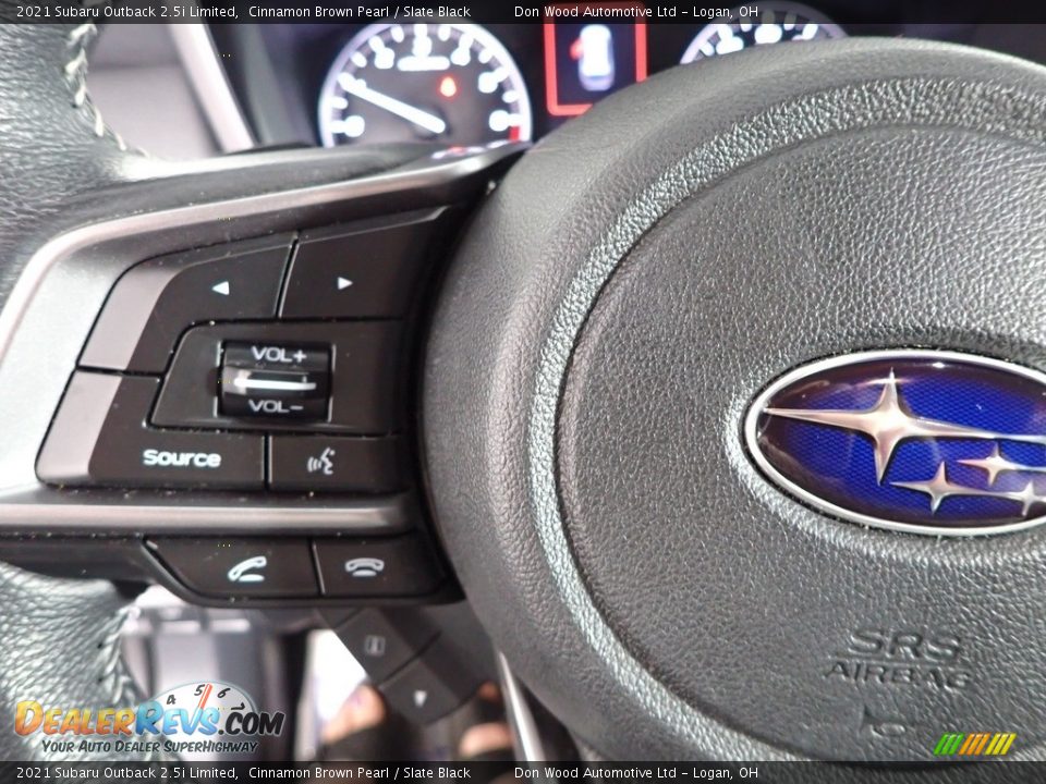 2021 Subaru Outback 2.5i Limited Cinnamon Brown Pearl / Slate Black Photo #20