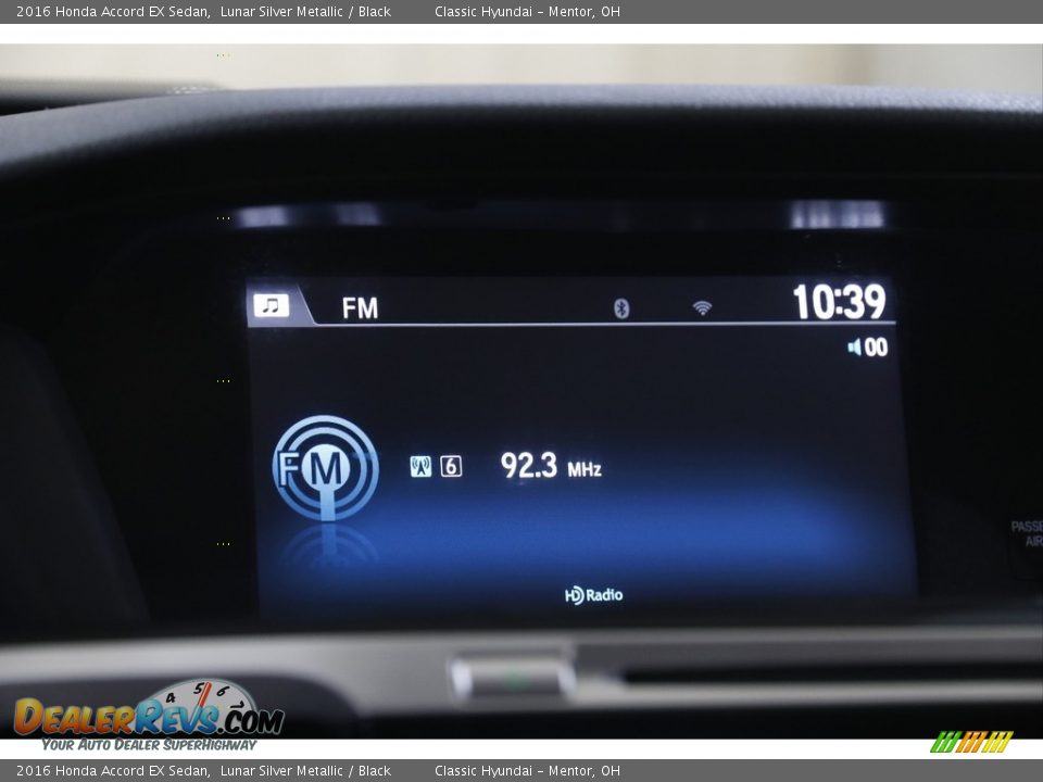 2016 Honda Accord EX Sedan Lunar Silver Metallic / Black Photo #10