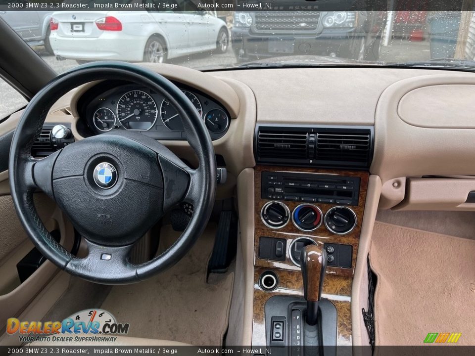 2000 BMW Z3 2.3 Roadster Impala Brown Metallic / Beige Photo #20