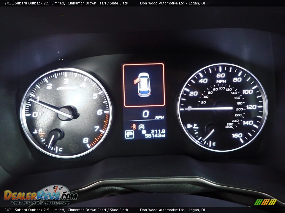 2021 Subaru Outback 2.5i Limited Cinnamon Brown Pearl / Slate Black Photo #22