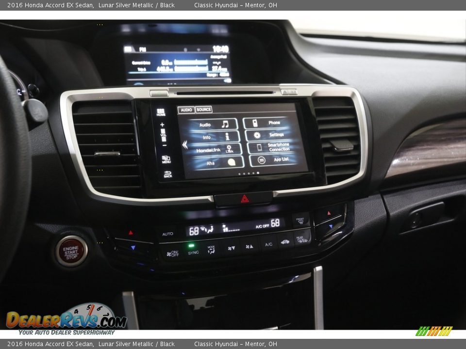 2016 Honda Accord EX Sedan Lunar Silver Metallic / Black Photo #14