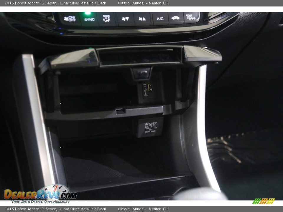 2016 Honda Accord EX Sedan Lunar Silver Metallic / Black Photo #16