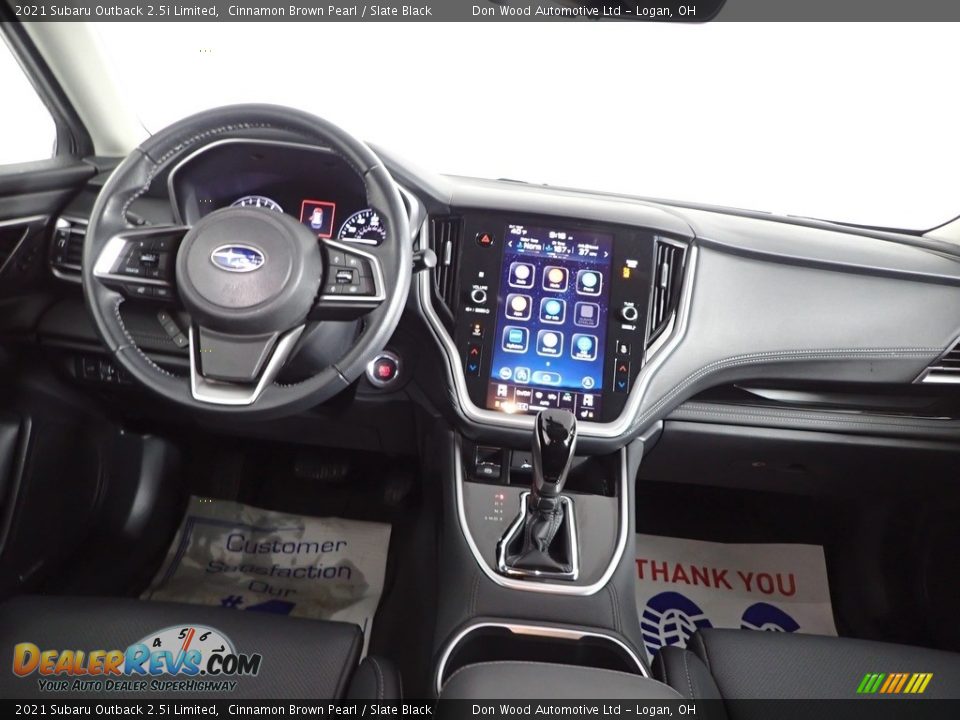 2021 Subaru Outback 2.5i Limited Cinnamon Brown Pearl / Slate Black Photo #28