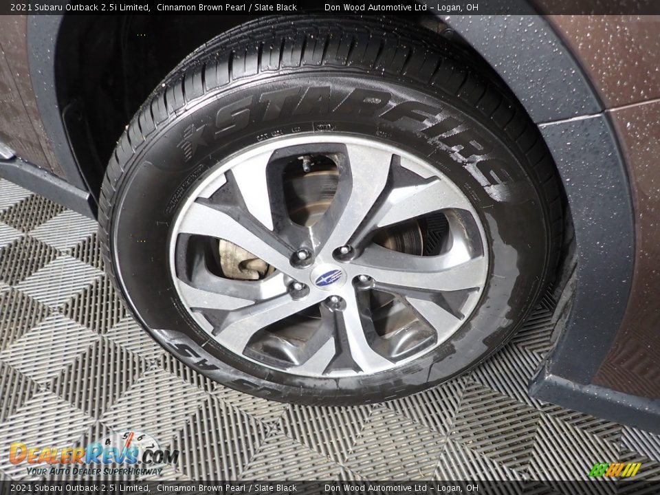 2021 Subaru Outback 2.5i Limited Cinnamon Brown Pearl / Slate Black Photo #34