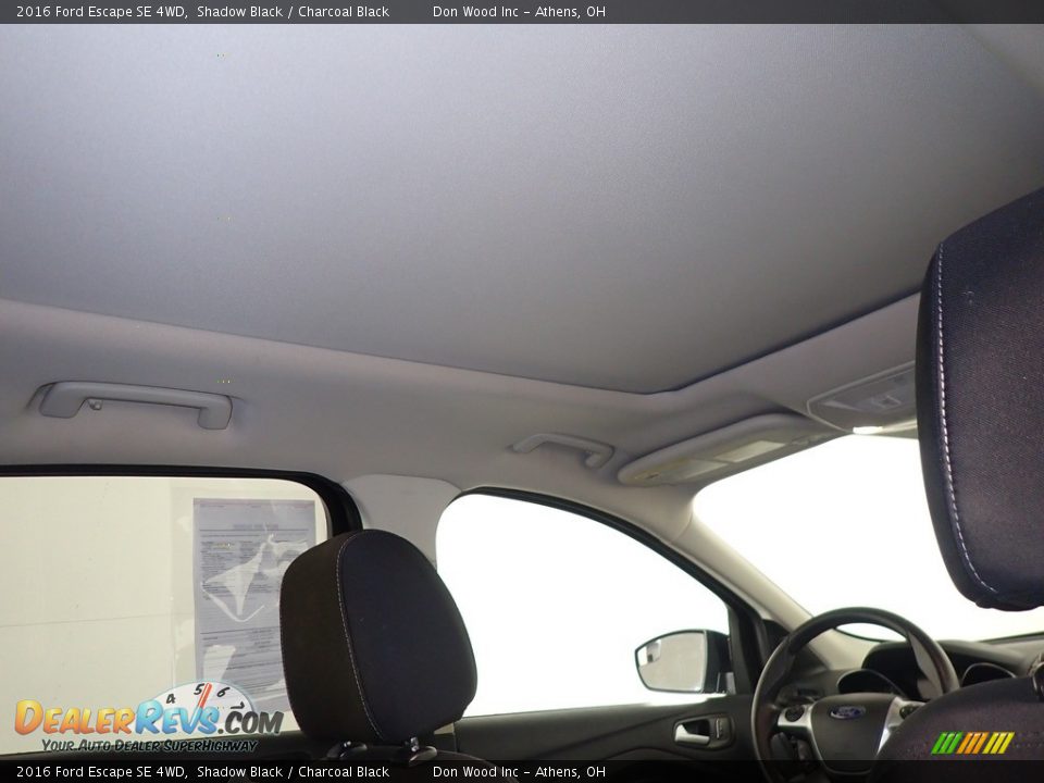2016 Ford Escape SE 4WD Shadow Black / Charcoal Black Photo #2