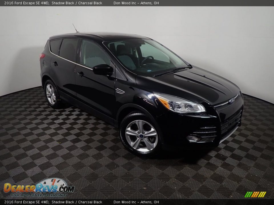 2016 Ford Escape SE 4WD Shadow Black / Charcoal Black Photo #4