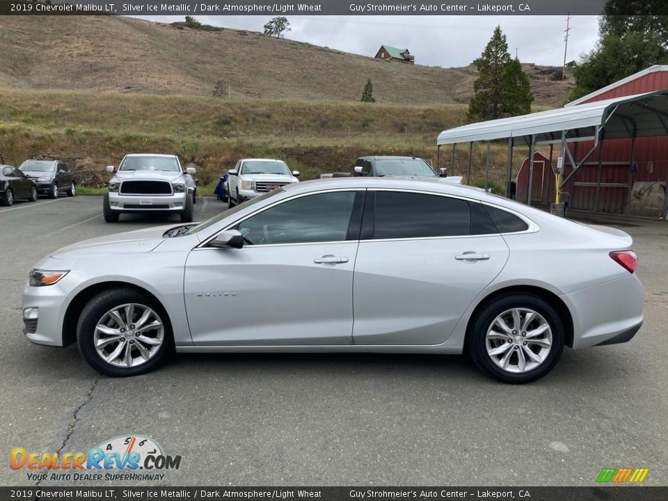 2019 Chevrolet Malibu LT Silver Ice Metallic / Dark Atmosphere/Light Wheat Photo #4