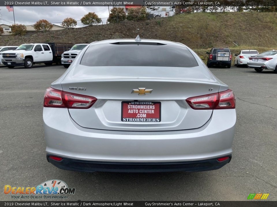 2019 Chevrolet Malibu LT Silver Ice Metallic / Dark Atmosphere/Light Wheat Photo #6