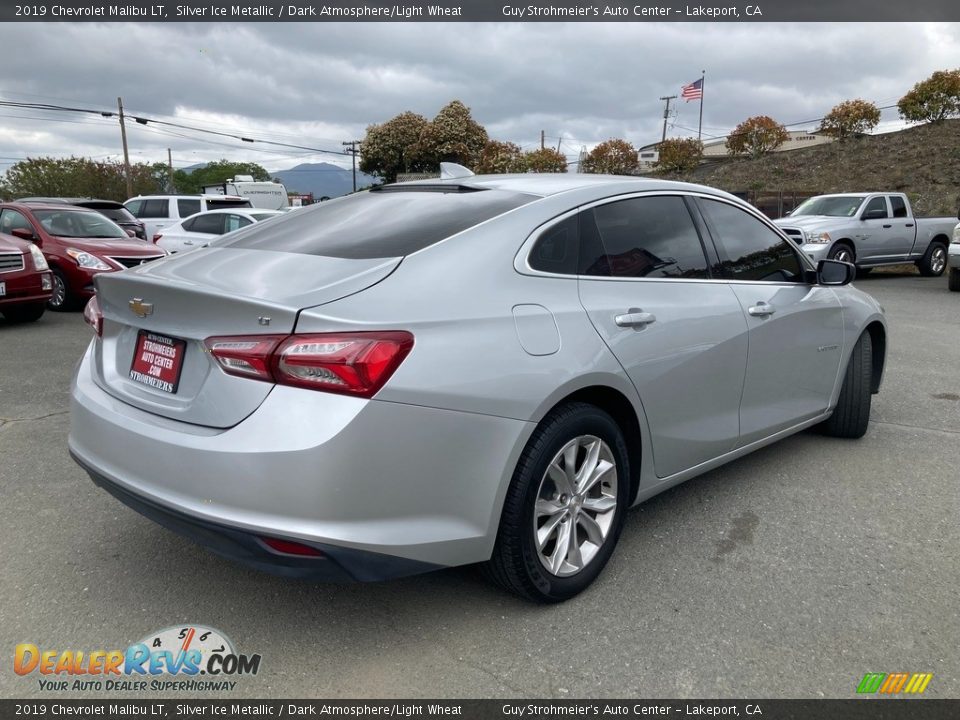 2019 Chevrolet Malibu LT Silver Ice Metallic / Dark Atmosphere/Light Wheat Photo #7