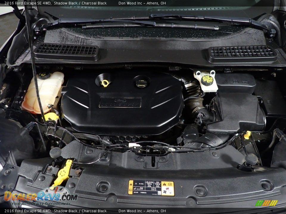 2016 Ford Escape SE 4WD Shadow Black / Charcoal Black Photo #8