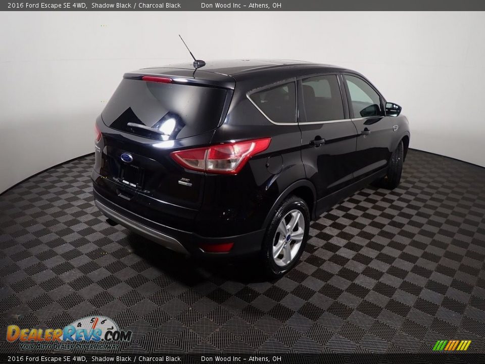 2016 Ford Escape SE 4WD Shadow Black / Charcoal Black Photo #18
