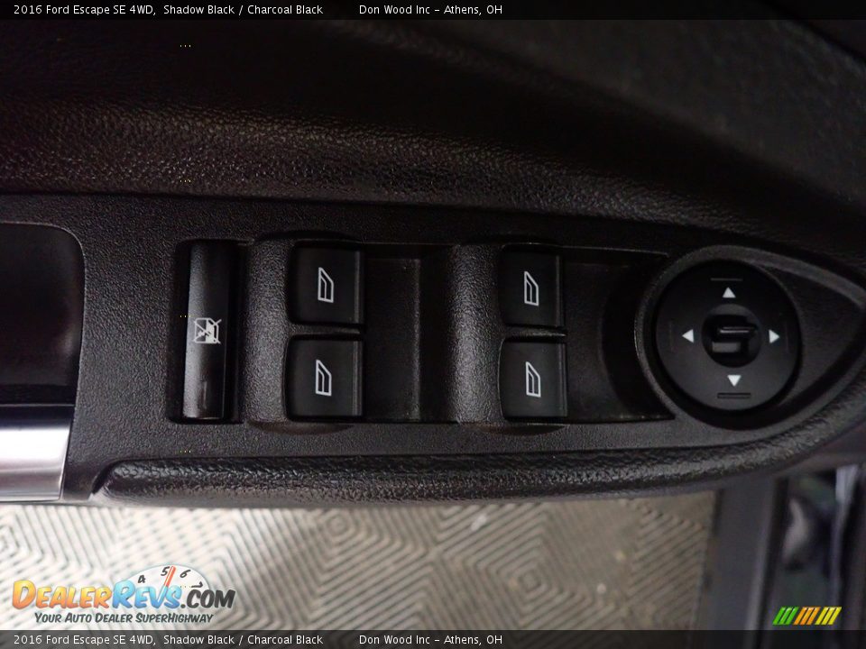 2016 Ford Escape SE 4WD Shadow Black / Charcoal Black Photo #23