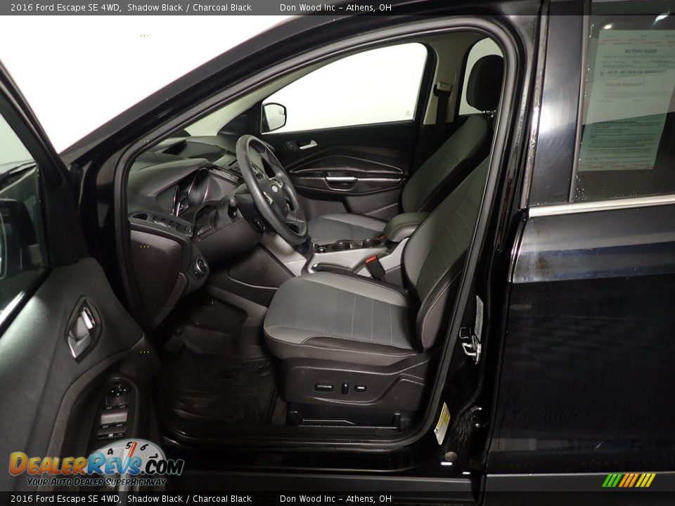 2016 Ford Escape SE 4WD Shadow Black / Charcoal Black Photo #24