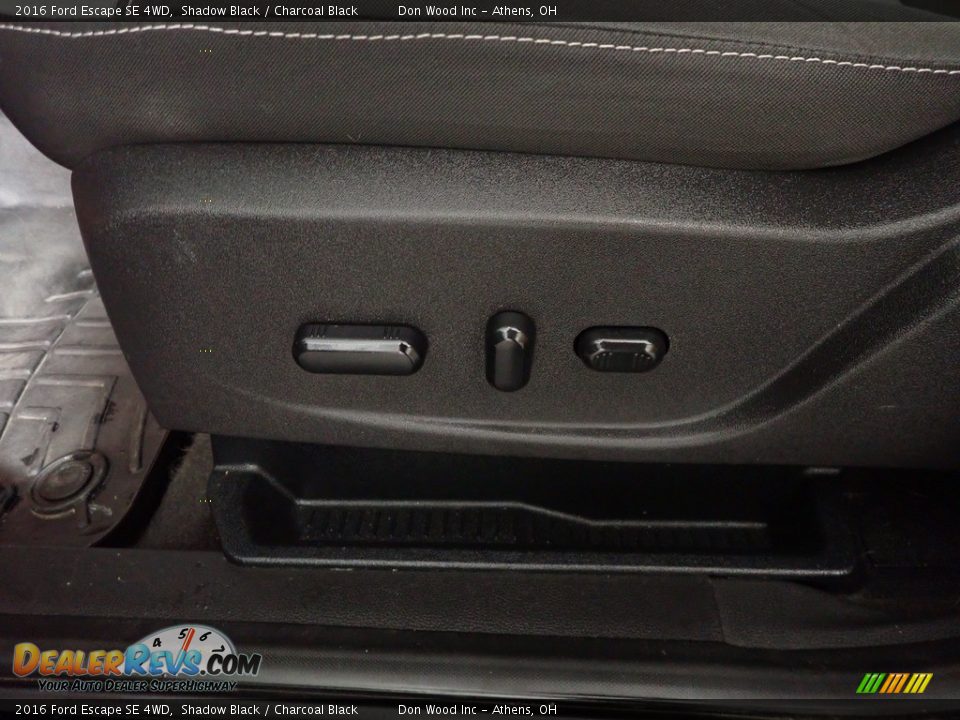 2016 Ford Escape SE 4WD Shadow Black / Charcoal Black Photo #25