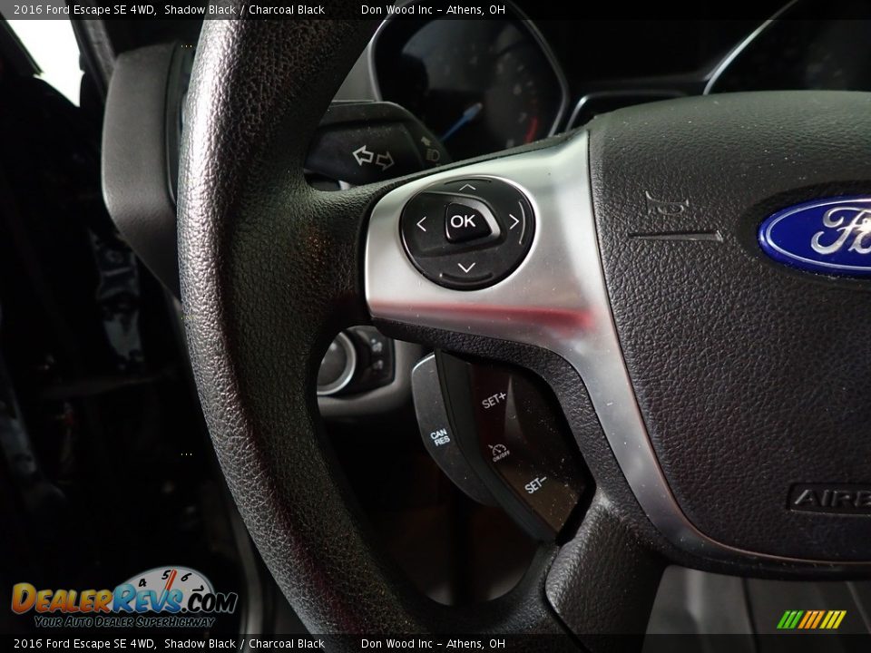 2016 Ford Escape SE 4WD Shadow Black / Charcoal Black Photo #31