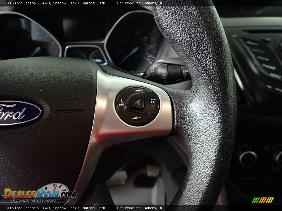 2016 Ford Escape SE 4WD Shadow Black / Charcoal Black Photo #32