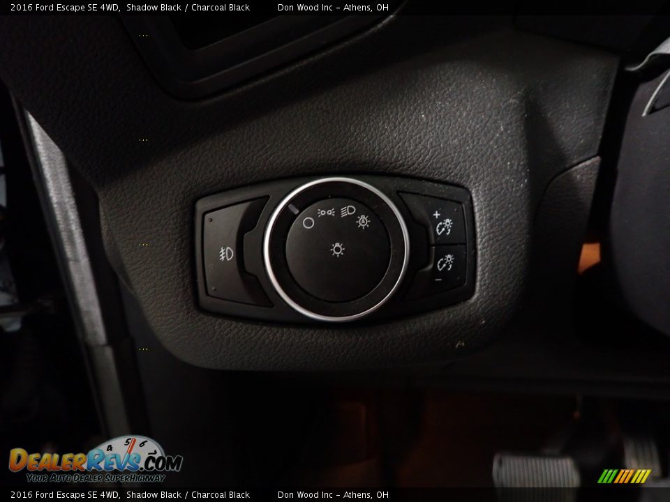 2016 Ford Escape SE 4WD Shadow Black / Charcoal Black Photo #33