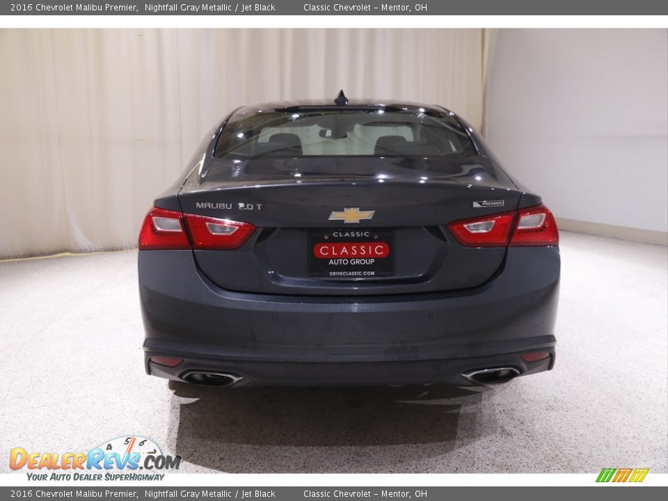 2016 Chevrolet Malibu Premier Nightfall Gray Metallic / Jet Black Photo #18