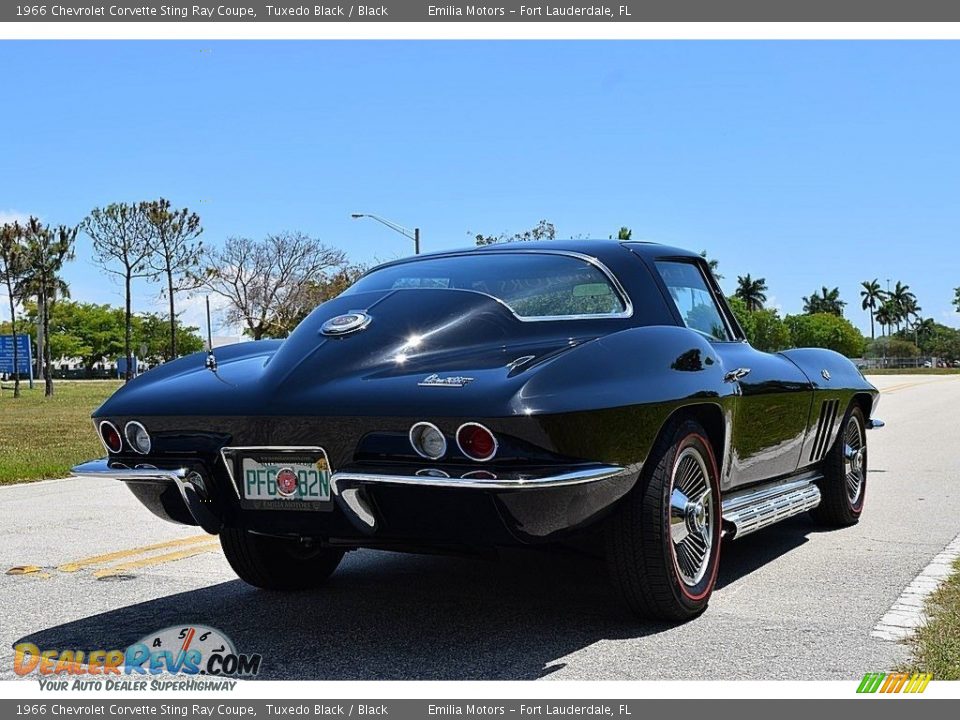 1966 Chevrolet Corvette Sting Ray Coupe Tuxedo Black / Black Photo #4