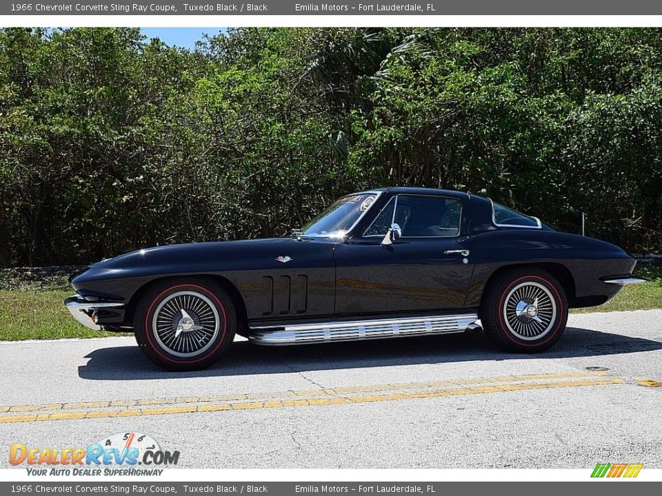 Tuxedo Black 1966 Chevrolet Corvette Sting Ray Coupe Photo #7