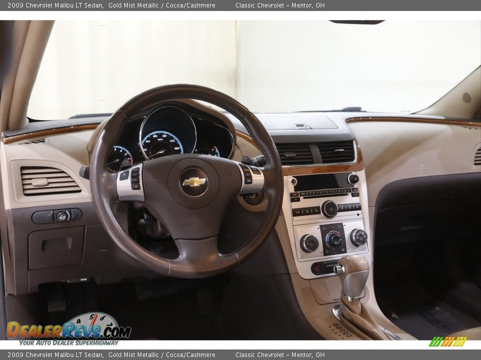 2009 Chevrolet Malibu LT Sedan Gold Mist Metallic / Cocoa/Cashmere Photo #6