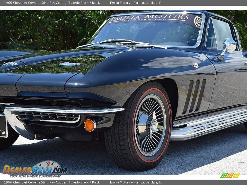 1966 Chevrolet Corvette Sting Ray Coupe Tuxedo Black / Black Photo #10