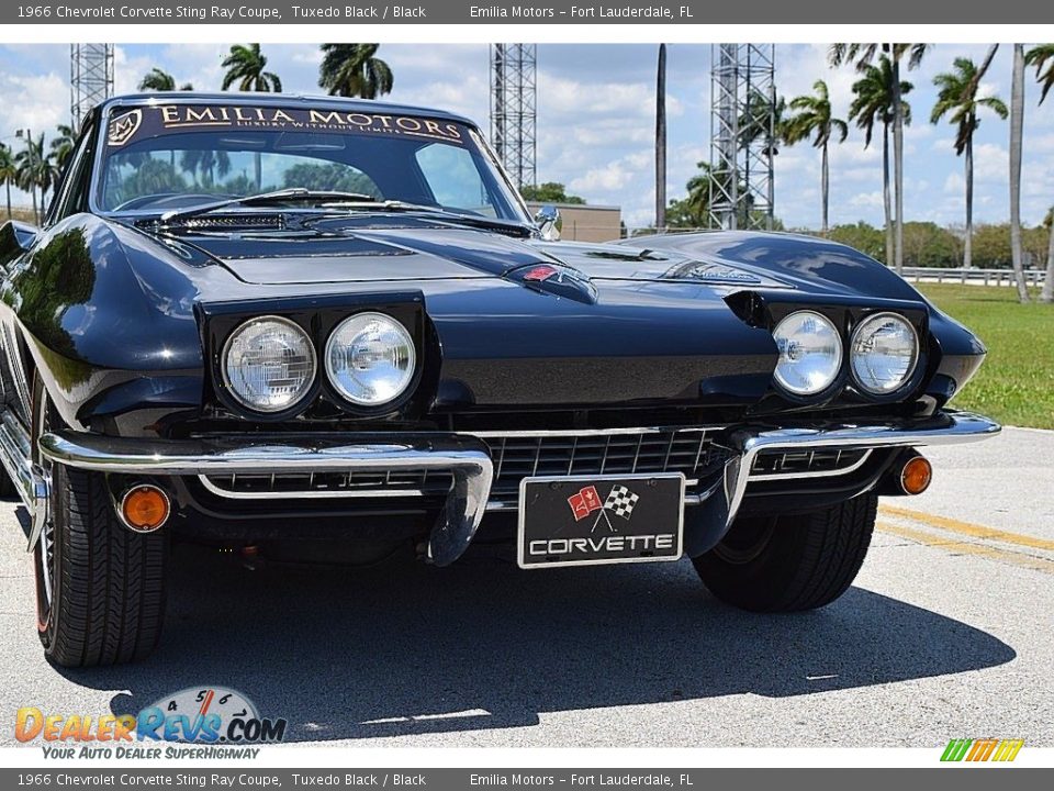 1966 Chevrolet Corvette Sting Ray Coupe Tuxedo Black / Black Photo #12