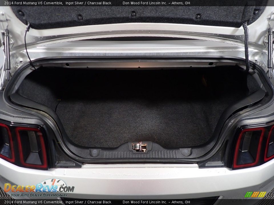 2014 Ford Mustang V6 Convertible Ingot Silver / Charcoal Black Photo #14